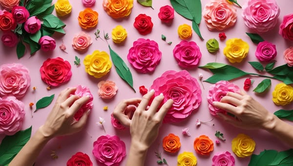 Como Fazer Flores de Papel Crepom: Guia Completo para Criar Arranjos Incríveis