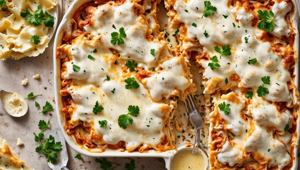 Como Fazer Lasanha de Frango com Molho Branco