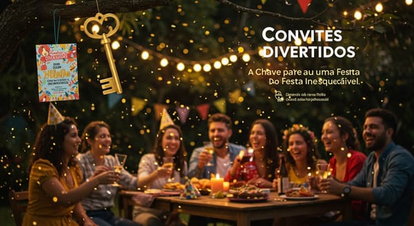 Convites Divertidos: A Chave para uma Festa Inesquecível
