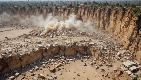 Vídeo em tempo real mostra a Terra se partindo durante terremoto histórico em Mianmar